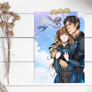 Print Fourth Wing | Violet & Xaden