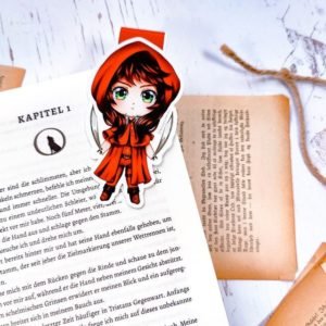 Magnet-Lesezeichen „Scarlet" (Feral Moon von Asuka Lionera)