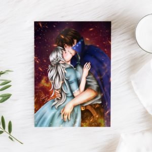 Bookish Print "Fire Love" | Asuka Lionera | Frozen Crowns