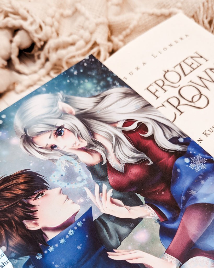 Handgefertigter A5 Artprint mit der Illustration Ice Love von Davina und Leander aus Frozen Crowns von Asuka Lionera.